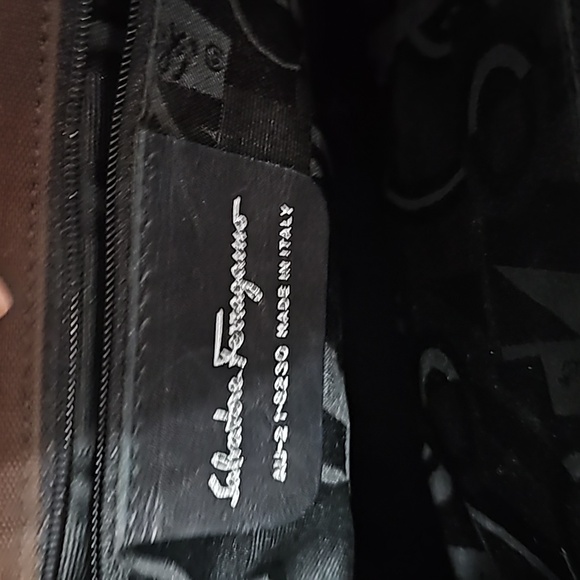 Salvatore Ferragamo Tote bag Vera Brown Woman Authentic pre loved - Picture 4 of 5